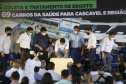 Governador Carlos Massa Ratinho Junior anuncia obras para tornar Cascavel a primeira cidade do Paraná com 100% de saneamento
Foto Gilson Abreu/AEN