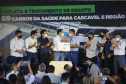 Governador Carlos Massa Ratinho Junior anuncia obras para tornar Cascavel a primeira cidade do Paraná com 100% de saneamento
Foto Gilson Abreu/AEN