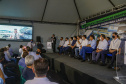 Governador Carlos Massa Ratinho Junior anuncia obras para tornar Cascavel a primeira cidade do Paraná com 100% de saneamento
Foto Gilson Abreu/AEN
