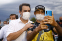 Governador Carlos Massa Ratinho Junior anuncia obras para tornar Cascavel a primeira cidade do Paraná com 100% de saneamento
Foto Gilson Abreu/AEN