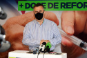O Paraná recebeu nesta segunda-feira (8) mais 161.460 imunizantes da Pfizer/BioNTech. A nova remessa ainda aguarda a divulgação do informe técnico do Governo Federal e, por isso, ainda não tem público-alvo definido. - Curitiba, 08/11/2021 - Foto: Américo Antonio/SESA