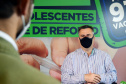 O Paraná recebeu nesta segunda-feira (8) mais 161.460 imunizantes da Pfizer/BioNTech. A nova remessa ainda aguarda a divulgação do informe técnico do Governo Federal e, por isso, ainda não tem público-alvo definido. - Curitiba, 08/11/2021 - Foto: Américo Antonio/SESA