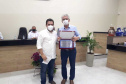 Entrega de pavimentação de estrada rural e de máquinas, caminhão e equipamentos para cooperativas de agricultura familiar, inauguração de cozinha comunitária. Estas foram algumas das ações dos secretários estaduais da Agricultura e do Abastecimento, Norberto Ortigara, e do Planejamento e Projetos Estruturantes, Valdemar Bernardo Jorge, na semana passada na região do Norte Pioneiro. - Curitiba, 08/11/2021 - Foto: SEAB