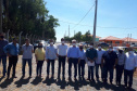 Entrega de pavimentação de estrada rural e de máquinas, caminhão e equipamentos para cooperativas de agricultura familiar, inauguração de cozinha comunitária. Estas foram algumas das ações dos secretários estaduais da Agricultura e do Abastecimento, Norberto Ortigara, e do Planejamento e Projetos Estruturantes, Valdemar Bernardo Jorge, na semana passada na região do Norte Pioneiro. - Curitiba, 08/11/2021 - Foto: SEAB