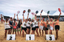 Muita disputa e adrenalina marcaram o final de semana com competições na terra, água e mar, nos Jogos de Aventura e Natureza - Etapa Litoral. No domingo (7) encerraram as competições nas modalidades de bodyboarding, beach tênis, parapente, aquathlon, corrida de aventura e ciclismo. -  Curitiba, 08/11/2021 - Foto: Paraná Esporte