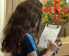Museu Paranaense retoma visitas mediadas para grupos escolares Foto: MUPA
