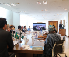 Governador recebe embaixador da Nigéria e apresenta potencial do Paraná