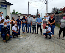 Portos do Paraná coordena ação de educação ambiental em Paranaguá. Foto: Portos do Paraná