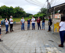 Portos do Paraná coordena ação de educação ambiental em Paranaguá. Foto: Portos do Paraná