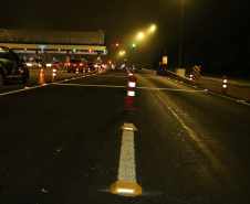 Encerramento dos atuais contratos de concessão de rodovias no Paraná. Abertura das catracas da praça de pedágio da Ecovia, na BR-277, em São José dos Pinhais, ocorrida à 0h00 deste domingo. - Curitiba, 28/11/2021 - Foto: Ari Dias/AEN