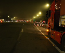 Encerramento dos atuais contratos de concessão de rodovias no Paraná. Abertura das catracas da praça de pedágio da Ecovia, na BR-277, em São José dos Pinhais, ocorrida à 0h00 deste domingo. - Curitiba, 28/11/2021 - Foto: Ari Dias/AEN