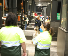 Encerramento dos atuais contratos de concessão de rodovias no Paraná. Abertura das catracas da praça de pedágio da Ecovia, na BR-277, em São José dos Pinhais, ocorrida à 0h00 deste domingo. - Curitiba, 28/11/2021 - Foto: Ari Dias/AEN