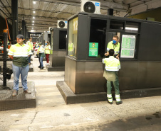 Encerramento dos atuais contratos de concessão de rodovias no Paraná. Abertura das catracas da praça de pedágio da Ecovia, na BR-277, em São José dos Pinhais, ocorrida à 0h00 deste domingo. - Curitiba, 28/11/2021 - Foto: Ari Dias/AEN