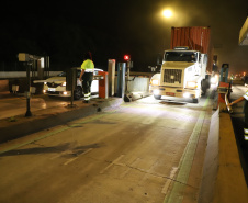 Encerramento dos atuais contratos de concessão de rodovias no Paraná. Abertura das catracas da praça de pedágio da Ecovia, na BR-277, em São José dos Pinhais, ocorrida à 0h00 deste domingo. - Curitiba, 28/11/2021 - Foto: Ari Dias/AEN