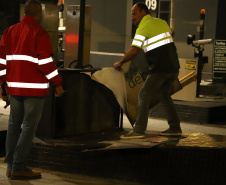 Encerramento dos atuais contratos de concessão de rodovias no Paraná. Abertura das catracas da praça de pedágio da Ecovia, na BR-277, em São José dos Pinhais, ocorrida à 0h00 deste domingo. - Curitiba, 28/11/2021 - Foto: Ari Dias/AEN