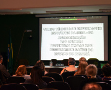 O secretário de Estado da Saúde, Beto Preto, acompanhou o encerramento do ano letivo do curso Técnico em Enfermagem da Escola de Saúde Pública. - Curitiba, 23/11/2021 - Foto: Américo Antonio/SESA