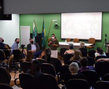 O secretário de Estado da Saúde, Beto Preto, acompanhou o encerramento do ano letivo do curso Técnico em Enfermagem da Escola de Saúde Pública. - Curitiba, 23/11/2021 - Foto: Américo Antonio/SESA