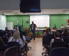 O secretário de Estado da Saúde, Beto Preto, acompanhou o encerramento do ano letivo do curso Técnico em Enfermagem da Escola de Saúde Pública. - Curitiba, 23/11/2021 - Foto: Américo Antonio/SESA