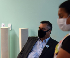 O secretário de Estado da Saúde, Beto Preto, acompanhou o encerramento do ano letivo do curso Técnico em Enfermagem da Escola de Saúde Pública. - Curitiba, 23/11/2021 - Foto: Américo Antonio/SESA