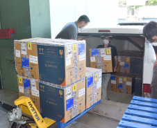 170.820 vacinas contra a Covid-19 que chegaram ao Paraná são para adolescentes . Foto: Américo Antonio/SESA