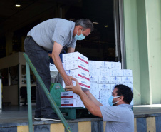 Estado distribui mais 474 mil vacinas contra a Covid-19 . Foto: Américo Antonio/SESA