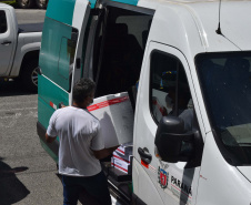 Estado distribui mais 474 mil vacinas contra a Covid-19 . Foto: Américo Antonio/SESA