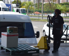 Estado distribui mais 474 mil vacinas contra a Covid-19 . Foto: Américo Antonio/SESA