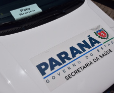 O Governo do Estado realizou mais uma entrega dos carros para Estratégia da Saúde da Família (ESF) neste sábado (13). Agora, os 15 municípios da 7ª Regional de Saúde de Pato Branco foram beneficiados com a doação de 43 automóveis, em um investimento de mais de R$ 1,4 milhão. - Pato Branco, 13/11/2021 - Foto: Américo Antonio/SESA