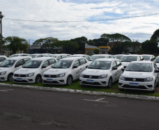 Estado entrega 26 veículos à Regional de Saúde de Cianorte e assina convênio de R$ 5,1 milhões