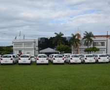 Estado entrega 26 veículos à Regional de Saúde de Cianorte e assina convênio de R$ 5,1 milhões