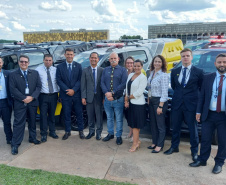 Paraná é contemplado com R$ 12,1 milhões em viaturas, capacetes e acessórios do Ministério da Justiça e Segurança Pública - Brasília, 25/11/2021 - Foto: SESP-PR