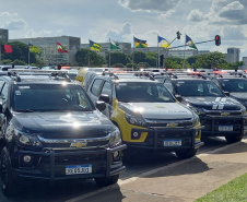 Paraná é contemplado com R$ 12,1 milhões em viaturas, capacetes e acessórios do Ministério da Justiça e Segurança Pública - Brasília, 25/11/2021 - Foto: SESP-PR