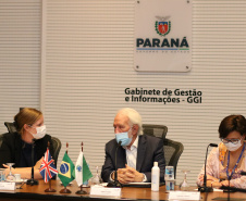 Paraná firma parceria com Governo britânico para ensino de inglês nas escolas públicas Foto: Camila Tonett/Vice-Governadoria