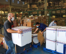 Paraná recebe 278 mil vacinas para D2, adolescentes e municípios de fronteira