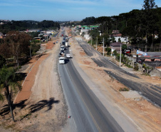 O Departamento de Estradas de Rodagem do Paraná (DER/PR) realizou nesta sexta-feira (12) a fase de lances da licitação do projeto e da obra de duplicação da PR-092, a Rodovia dos Minérios, no perímetro urbano de Almirante Tamandaré, na Região Metropolitana de Curitiba. Foto: Ari Dias/AEN