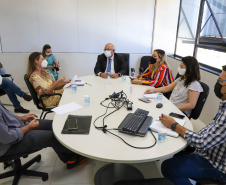 Reunião Nova Ferroste no Palacio das Araucarias.