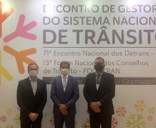 Em Gramado, Detran-PR anuncia que já converteu mais de 187 mil penalidades médias e leves em advertência por escrito - Gramado, 25/11/2021 - Foto: DetranParaná