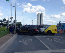 Paraná é contemplado com R$ 12,1 milhões em viaturas, capacetes e acessórios do Ministério da Justiça e Segurança Pública - Brasília, 25/11/2021 - Foto: SESP-PR