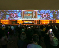 Espetáculo Natal do Palácio encanta novamente o público curitibano