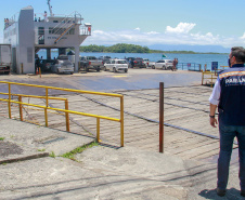 CGE verifica serviço de travessia da Baía de Guaratuba