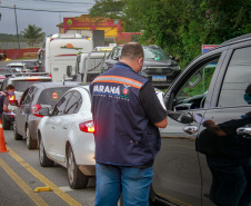 CGE verifica serviço de travessia da Baía de Guaratuba