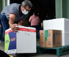  	Agilidade nas entregas de vacinas aos municípios ajudou a salvar vidas no Paraná em 2021