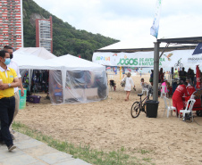 Beach tennis e bodyboard abrem o circuito de competições da temporada do Verão Paraná no litoral paranaense