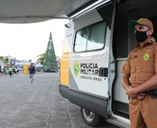 Aumento de ações preventivas da PM refletem na redução de crimes e de drogas apreendidas na primeira semana do Verão Paraná Viva a Vida, na Costa Leste