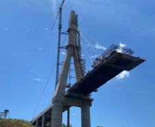 Obras da Ponte da Integração Brasil-Paraguai atingem 74,5% de execução