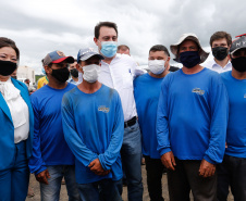 O governador Carlos Massa Ratinho Junior assina nesta quinta-feira (16) a ordem de serviço das obras de duplicação da PR-445, entre Londrina e Mauá da Serra, na região Norte. - Tamarana, 16/12/2021