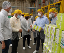 Vice Governador Darci Piana  Visita Fabrica de Chá Leão em Fazenda Rio Grande.