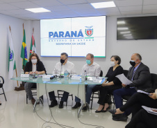 Coletiva com o Secretario de Estado da Saude, Beto Preto