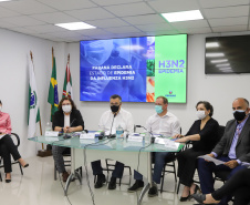 Coletiva de Imprensa com o Secretario de Saude, Beto Preto e com Nestor Werner Diretor Geral SESA