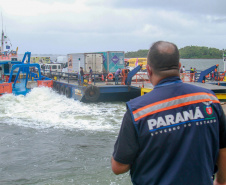 Ferry Boat de Guaratuba registra travessia de 50 mil veículos em uma semana